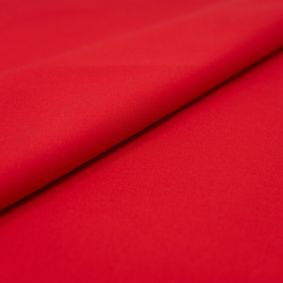 SINGER Fabrics - 100% Cotton  Christmas Collection  Solid Red  Cut by The Yard