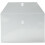 JAM PAPER Plastic Envelopes with Hook & Loop Closure - Jumbo Booklet - 12 x 18 - Clear - 3/Pack 3