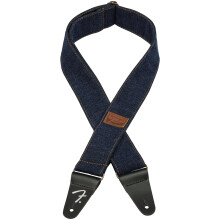 Fender X Wrangler rippade Paisley denimrem svart