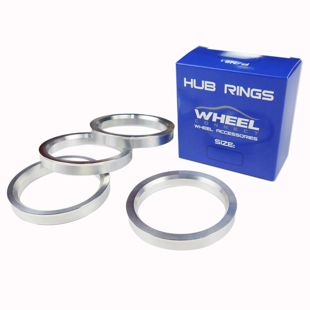 Wheel Connect Hub Centric Rings 72.6 To 56.1 Aluminium Alloy Hubrings 56.1 To 72.56 Set Of 4 O.d:72.6-I.d:56.1mm. A 619011576871