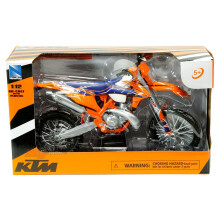 Moto da cross Enduro 300 EXC-TPI Arancione 1/12 Modello pressofuso di New Ray 58373