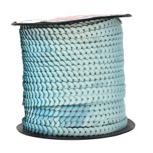 Mandala Craft 6mm Flat Sequin Strip Aquamarine Sequins on a Roll - Aquamarine Sequin Trim by The Yard - 100 Yds String Metallic Sequin Strand for