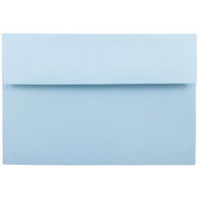 JAM PAPIR A9 Premium invitationskonvolutter - 5 3/4 x 8 3/4 - Pastel Babybl - 25/Pak