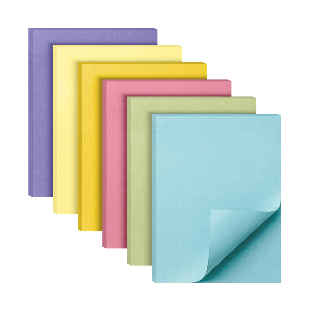 Mr. Pen Sticky Notes - 3'x4'  6 Pads  Pastel Colors Self-Stick Note Pads-image-OPC-PGSVX9T-NEW