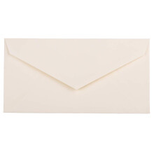 JAM PAPER Monarch Strathmore -kutsukuoret - 3 7/8 x 7 1/2 - Natural White Wove - 50 / kpl