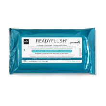 Toalhetes de limpeza pessoal biodegradveis ????e lavveis ????Medline ReadyFlush, sem fragrncia, 24 contagens