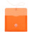JAM PAPER Plastic Envelopes with Button & String Tie Closure - Index Size - 5 1/2 x 7 1/2 - Orange - 12/Pack 2