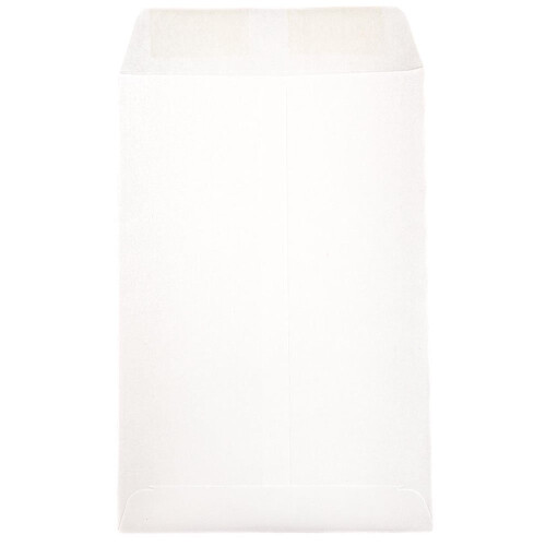 JAM-papier 6"" x 9"""" open einde-enveloppen - Wit - 25/pak