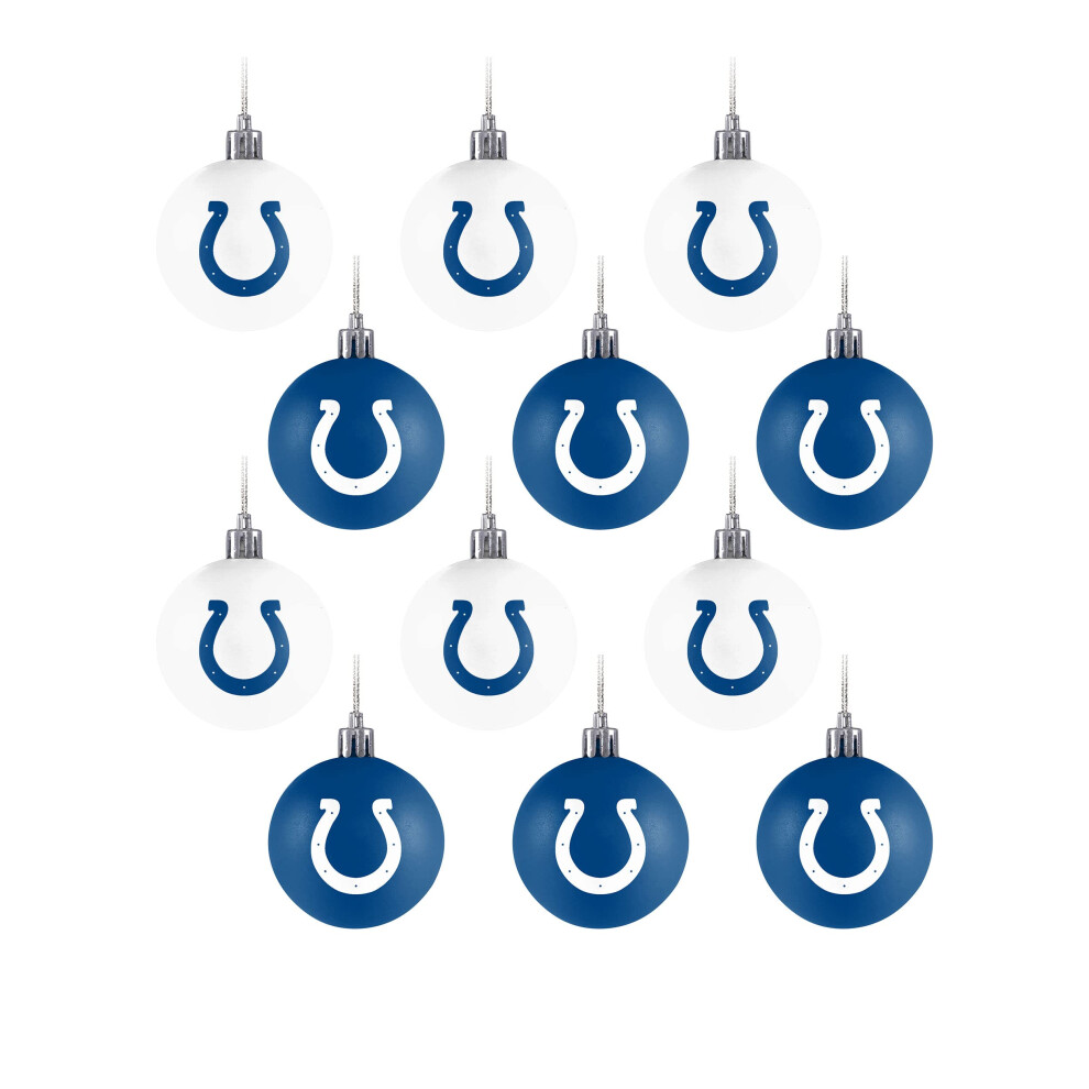 Foco Nfl 12Er-Pack Ball-H Ngebaum-Weihnachtsschmuck-Set, Teamfarbe, Einheitsgr E-image