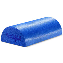 Yes4All Mittelharte Halb-Foam-Roller für Entspannung nach dem Training, 12/18/24/36 Zoll PE-Schaum für Rückenmassage & Yoga