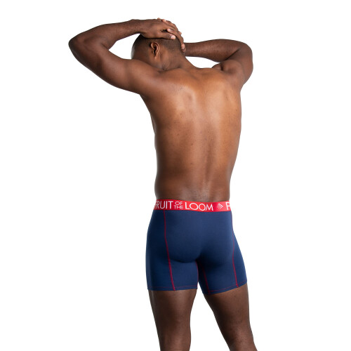 Fruit of the Loom Herre Performance Cooling Boxer Briefs Sort/Gr? Large 2