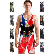 Maillot de lutte sublim   Exxact Sports pour homme. Maillot de dynamophilie haute performance. Maillot de lutte pour homme (AM Brushy USA).