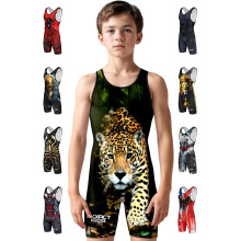 Débardeur de lutte pour jeunes garçons, sublimé par Exxact Sports, débardeur de dynamophilie haut de gamme, débardeur de lutte pour enfants, pour