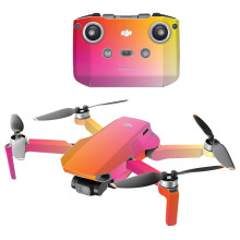 Mighty Skins Compatible with DJI Mini 2 Portable Drone - Sunset Blur Protective Durable and Unique Vinyl Decal wrap Cover Easy to Apply Remove an