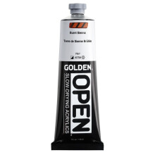 OPEN Slow-Drying Acrylics by GOLDEN Burnt Sienna 5 fl oz. tube Professional Acrylic Paint Semi-Opaque