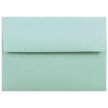 JAM PAPER A2 Premium kutsukuoret - 4 3/8 x 5 3/4 - Aqua Blue - 50 / pakkaus