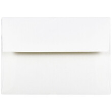 JAM PAPIR A2 Strathmore invitationskonvolutter - 4 3/8 x 5 3/4 - Bright White Wove - 50/Pak