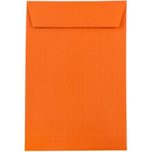 JAM PAPER 6 x 9 Avoin pääluettelo Värilliset kirjekuoret - Oranssi kierrätetty - 25 / pakkaus