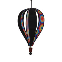 I Breeze Tie Dye og sort 6-panels varmluftsballon