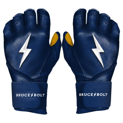 BRUCE BOLT Original Series Lang Manchet Navy Batting Handske - Navy Medium