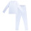 Fruit of the Loom Mdchen-Performance-Baselayer-Thermo-Set, Wei, 7/8 1