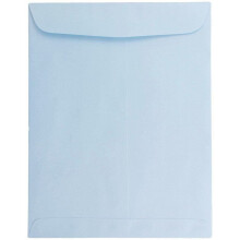 JAM PAPER 10 x 13 Avoin katalogi Premium-kirjekuoret - Pastelli Baby Blue - 10 / pakkaus