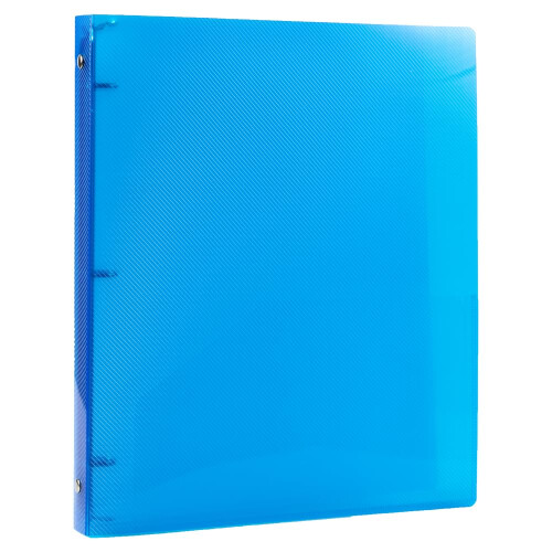 JAM PAPER Pasta de plstico de 0,5 polegadas - Pasta azul com 3 argolas - Vendida individualmente 1