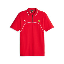 PUMA Men's Standard Ferrari Race Polo Rosso Corsa AH23 Small