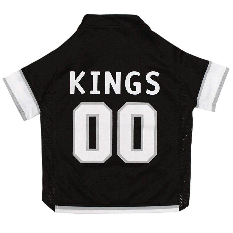 Photos - Dog Clothing Pets First NHL Los Angeles Kings Jersey for Dogs & Cats Large. - Let Your Pet Be A Real NHL Fan! KNG-4006-LG
