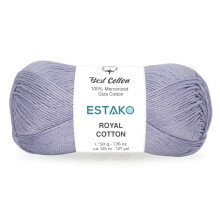 ESTAKO ROYAL COTTY (4 madejas) 100% Mercerizado Hilo de algodn Giza Super Fino para crochet y tejido (4 x 1.76 oz) / (4 x 137 aos) (5071)