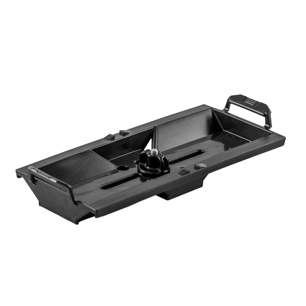 YakAttack TracPak Quick Release Mounting Base for TrackPak Stacking Fishing Gear Storage Box Black - Mount Only (SSO-1004) | Kayak Fishing Accessorie