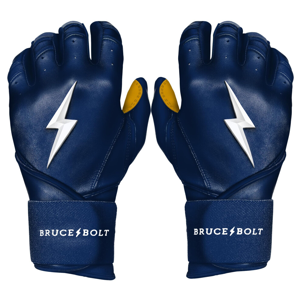 Bruce Bolt Original Series Long Cuff Navy Brutting Glove - Navy Large-image
