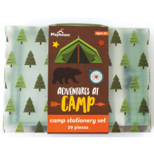 Playhouse 29-teiliges Abenteuer im Camp Komplette Briefe und Notizen Schreibwarentasche f  r Kinder