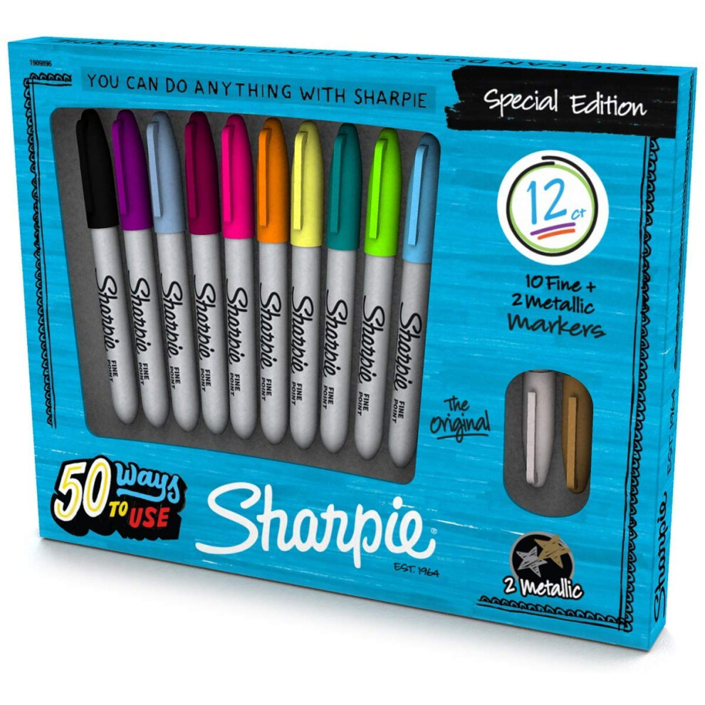 SHARPIE Special Edition 12 Piece Permanent Marker Pack (1909896)