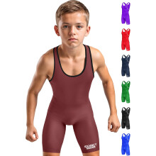Zpasov tlko pro mlde Exxact Sports Plain Youth Wrestling Trit Pro chlapce Prmiov tlko na silov trojboj Deti Trninkov tlko - (Maroon YS)