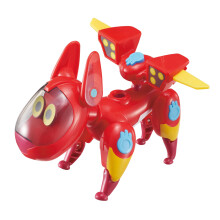 Alpha Group Petronix Defenders Max Mode Pet Pup-E, Piccole Figure di Cani Rossi con Giunti Mobili per Bambini dai 3 Anni