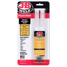 JB Weld 50132 PlasticWeld Schnellh  rtende Epoxidspritze     trocknet durchscheinend gelb     25 ml (3er-Pack)