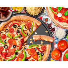 Springbokova pizza noc 1000-dielna skladacka pre dospel ch a deti s klasickou a farebnou pizzeriou