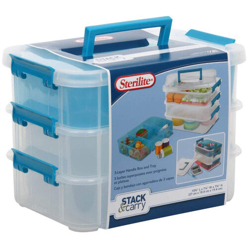 STERILITE Layer Stack & Carry Box 10-5/8 hvelykes 1