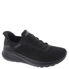 Skechers Women's Hands Free Slip-ins Bobs Squad Chaos-Daily Inspiration Sneaker  Black/Black  8