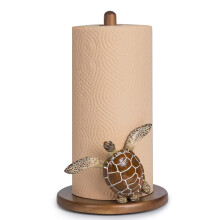 Schildpad Papieren Handdoekhouder - Decoratieve Papieren Handdoekhouders Houten Schattig Decor Zeeschildpad Cadeaus voor Vrouwen Houten Keuken Aanrec