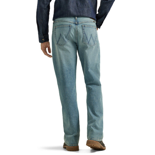 Wrangler Relaxed Bootcut Jean-heren, lichte wassing 2