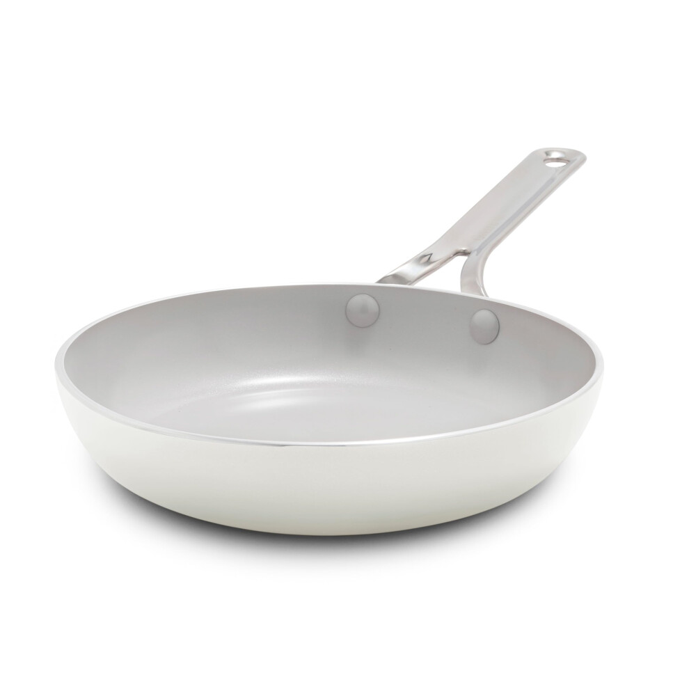 GreenPan Nova 8  Frying Pan Skillet  Induction Suitable Diamond Infused PFOA and PFAS-Free Nontoxic Ceramic Nonstick  Dishwasher and Oven Safe Fry Pan
