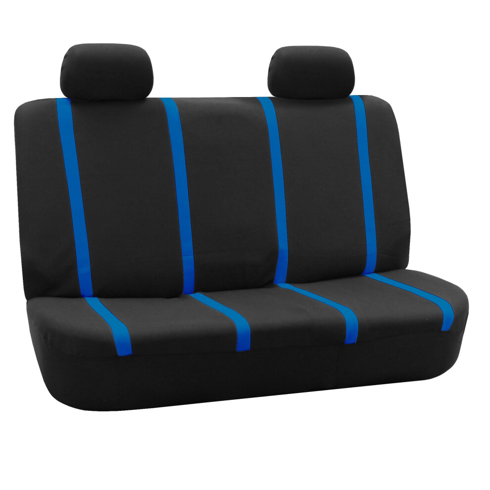 Fh Group Car Seat Covers Rear Set Cloth - Car Seat Covers With Removable Headrest Universal Fit Automotive Seatcovers Washable Car Seatcover For Suv S 196342109416