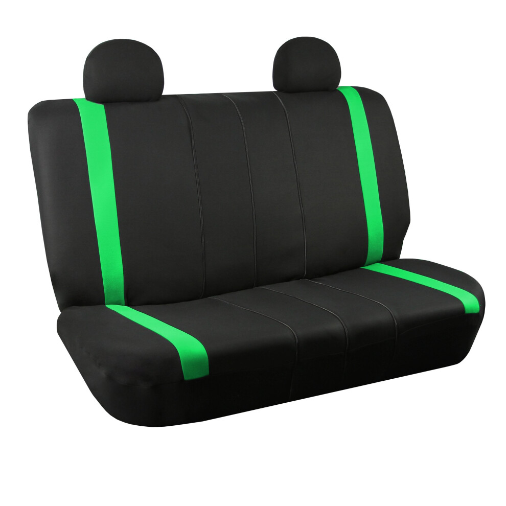 Fh Group Car Seat Covers Rear Set Cloth - Car Seat Covers With Removable Headrest Universal Fit Automotive Seatcovers Washable Car Seatcover For Suv S 196342109447