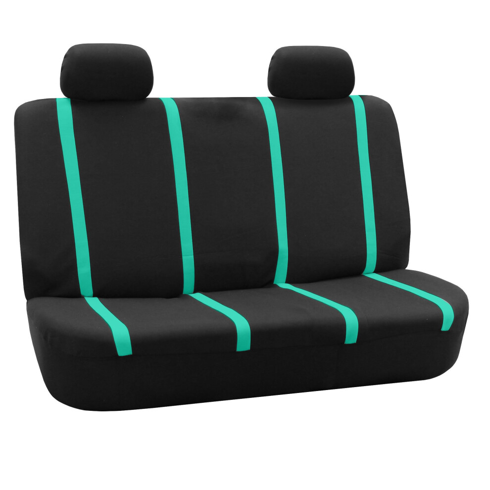 Fh Group Car Seat Covers Rear Set Cloth - Car Seat Covers With Removable Headrest Universal Fit Automotive Seatcovers Washable Car Seatcover For Suv S 196342109454