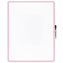 Mr. Pen-tør sletningskort 18 x 24 med en sort markør Pink Frame Dry Erase Board til vægmagnetisk tavle til vægtørre sletningsplader tavler magnet