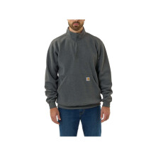 Carhartt Loose Fit Midweight Quarter-Zip Mock-Neck Sweatshirt Carbon Heather