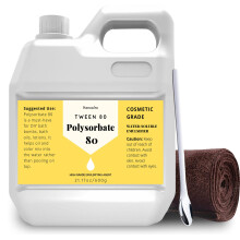 21,17 oz Polysorbate 80 pour bombes de bain Polysorbate 80 (oléate de sorbitane) liquide de qualité supérieure 100 % pure qualité cosmétique Doux