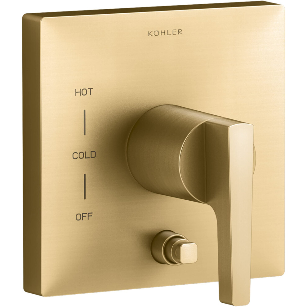 Photos - Other Bathroom Accessories Kohler T99762-4-2MB Honesty Shower Trim Vibrant Brushed Moderne Brass 